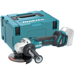 Amoladora MAKITA DGA511ZJ 18V 125mm BrushLess V.Regulable + MALETIN MAKPAC 2 Amoladoras