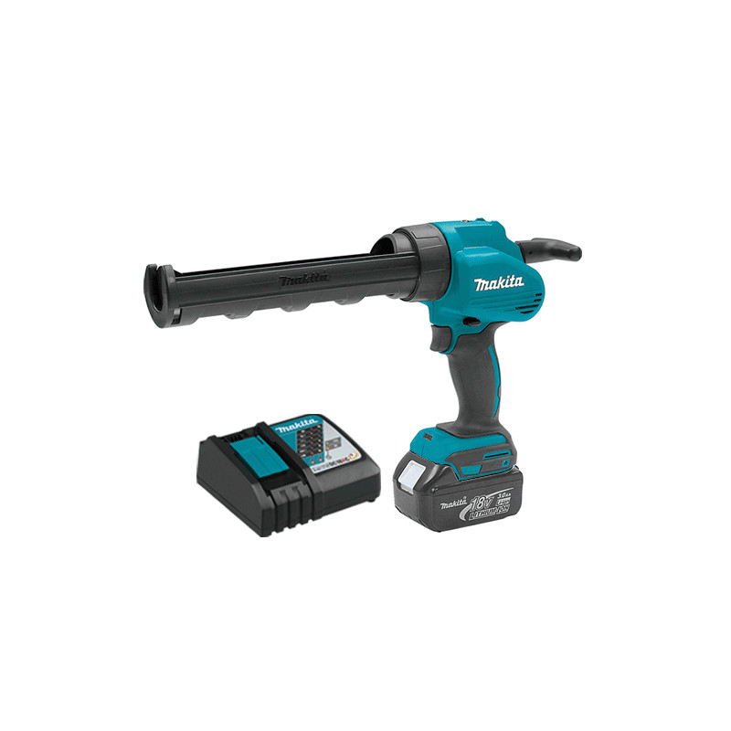 Pistola Silicona MAKITA DCG180Z 18V 300ml + Bateria 5.0ah + Cargador Pistolas de Silicona