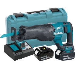 Sierra de Sable MAKITA DJR187RTE 18V BRUSHLESS + 2 BATERIA 5.0Ah + CARGADOR RAPIDO DC18RC 18V