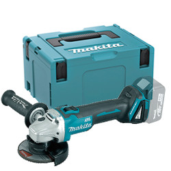 Amoladora MAKITA DGA504ZJ 18V BRUSHLESS 125mm + MALETIN MAKPAC 3 Amoladoras