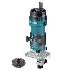Fresadora MAKITA 3711 530W 6mm SAR BASE RECTA Fresadoras de Cantos
