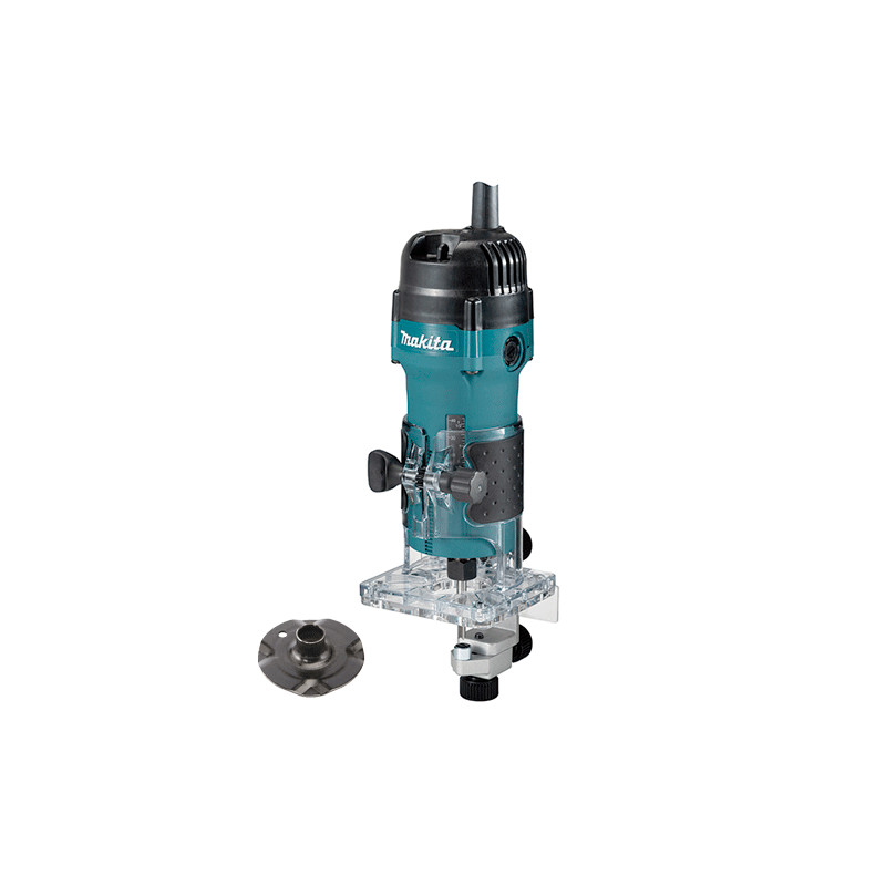 Fresadora MAKITA 3711 530W 6mm SAR BASE RECTA Fresadoras de Cantos