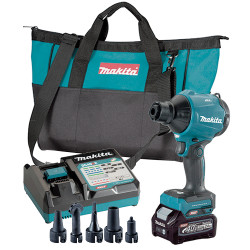 Pistola Soplado MAKITA AS001GA101 BL 40Vmax XGT 4 modos + Batería 2.0Ah + Cargador Rápido + BOLSO Pistola de Soplado