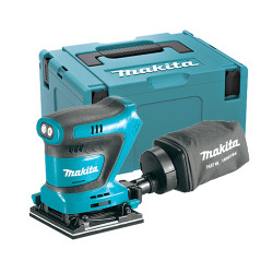 Lijadora Orbital MAKITA DBO481ZJ 18V 114x140mm + Maletin Lijadoras y Cepillos