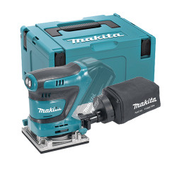 Lijadora Orbital MAKITA DBO482ZJ 18V 114x140mm + Maletin Lijadoras y Cepillos