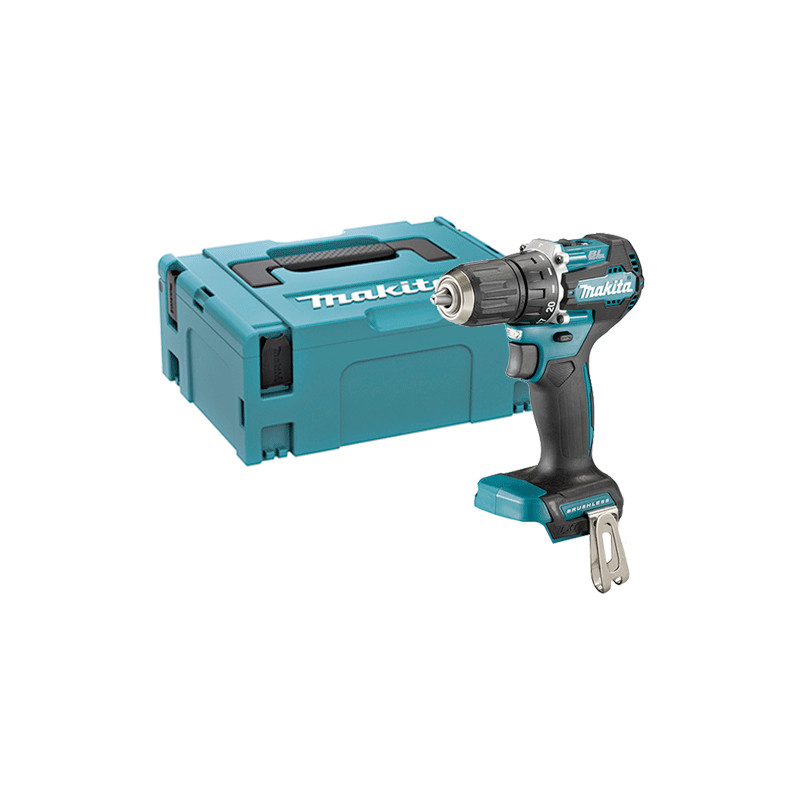 Taladro Combinado MAKITA DHP487ZJ BL 18V 40Nm + Maletin MakPac Taladros Percutores