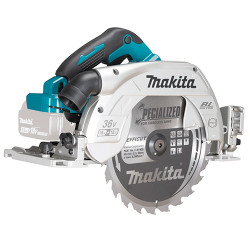 Sierra circular MAKITA DHS900ZU 235mm BL 18Vx2 Bluetooth + Conector AWS Sierras Circulares