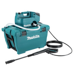 Hidrolimpiadora Makita DHW080ZK 18Vx2 80bar 380L/h Con Tanque 50L Hidrolimpiadora