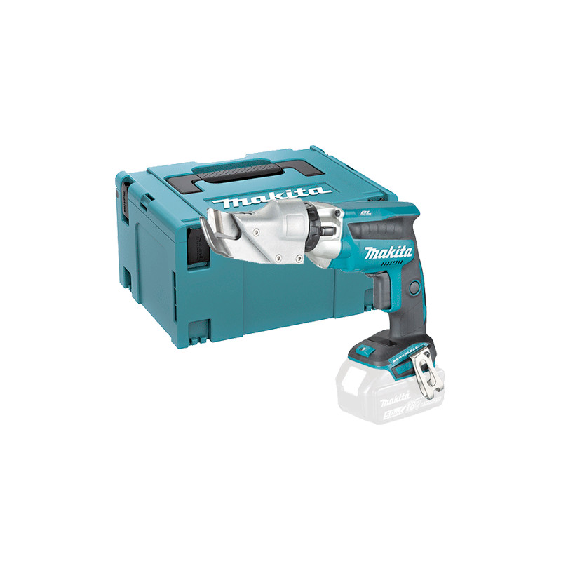 Cizalla Metal MAKITA DJS131ZJ 18V BL 1,3mm + Maletin Roedoras y Cizallas