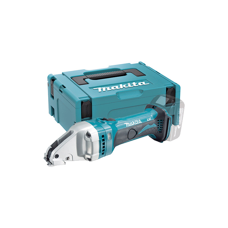 Cizalla Metal MAKITA DJS161ZJ 18V 1,6mm + Maletin MakPac Roedoras y Cizallas