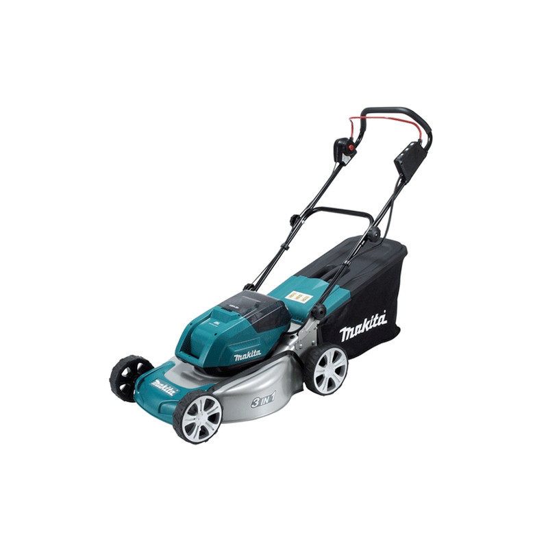 Cortacésped MAKITA DLM460Z 2x18V Ancho 46cm 800m² Base Acero Altura Regulable Cortacesped