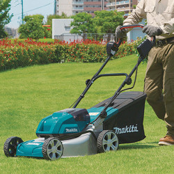 Cortacésped MAKITA DLM460Z 2x18V Ancho 46cm 800m² Base Acero Altura Regulable Cortacesped