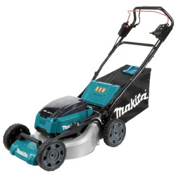 Cortacésped Traccion MAKITA DLM462Z 2x18V Ancho 46cm 1900m² Base Acero Altura Regulable Cortacesped