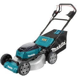 Cortacésped Traccion MAKITA DLM536Z 2x18V 53cm 2300m² Base Acero Altura Regulable Cortacesped