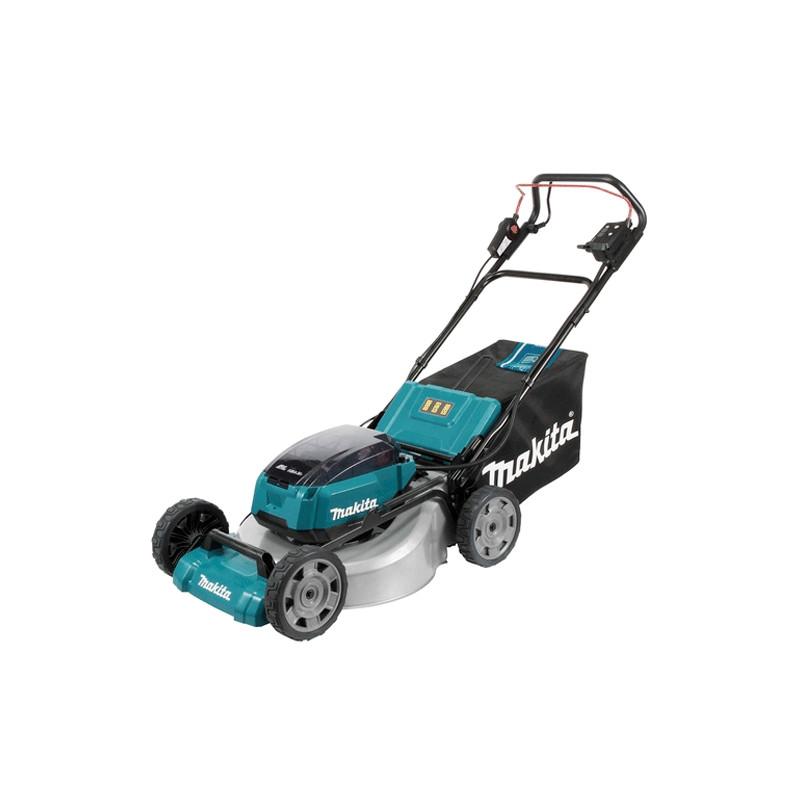 Cortacésped Traccion MAKITA DLM536Z 2x18V 53cm 2300m² Base Acero Altura Regulable Cortacesped