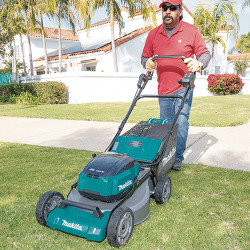 Cortacésped Traccion MAKITA DLM536Z 2x18V 53cm 2300m² Base Acero Altura Regulable Cortacesped