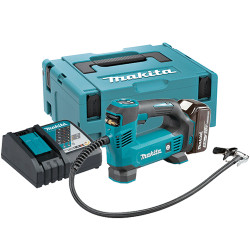 Inflador MAKITA DMP180RTJ1 18V 8,3 bar + Bateria 5.0Ah BL1850B + Cargador Rapido + Maletin MakPac Infladores
