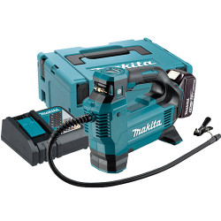 Inflador MAKITA DMP181RTJ1 18V 11,1 bar + Bateria 5.0Ah BL1850B + Cargador Rapido + Maletin MakPac Infladores