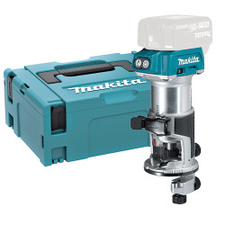 Fresadora Multifunción MAKITA DRT50ZJ BL 18V 6/8 mm + Maletin MakPac Fresadoras
