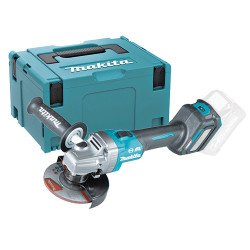 Amoladora MAKITA GA023GZJ 125MM BL 40V XGT AWS Anti-Restart + Maletin MakPac 125mm