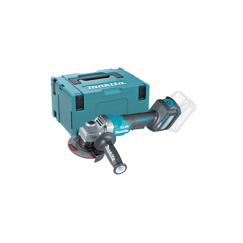 Amoladora MAKITA GA028GZJ 115MM BL 40V XGT AWS AFT Palanca + Maletin MakPac 115 mm