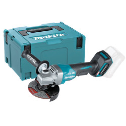 Amoladora MAKITA GA013GZJ 125MM BL 40V XGT AFT Anti-Restart Palanca + Maletin MakPac 125mm