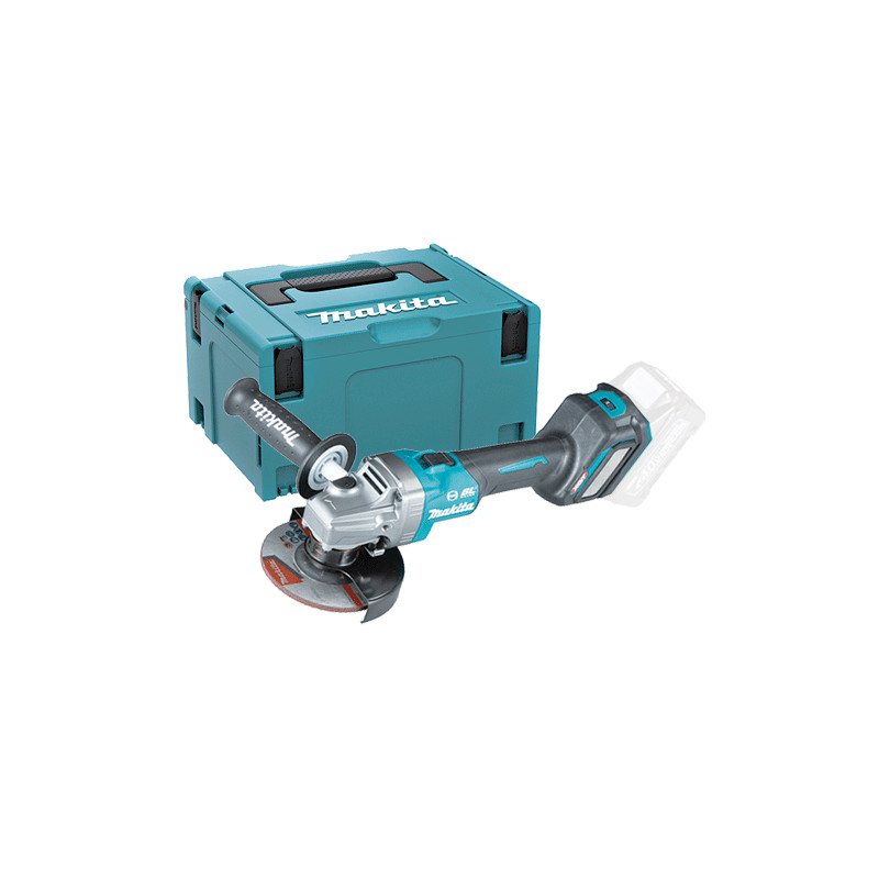 Amoladora MAKITA GA029GZJ 125MM BL 40V XGT AWS + Maletin MakPac 125mm
