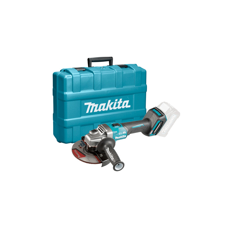 Amoladora MAKITA GA035GZJ 150MM BL 40V XGT AFT Anti-Restart + Maletin PVC 150mm