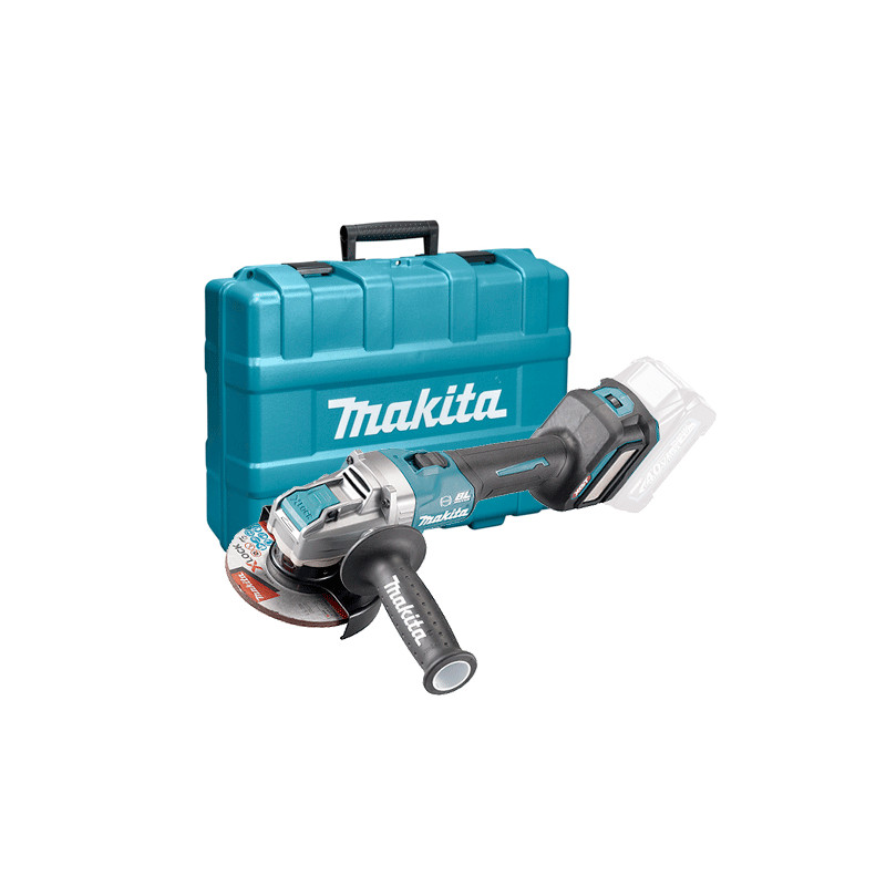 MAKITA GA041GZJ 125MM BL 40V XGT X-LOCK AWS Anti-Restart + Maletin PVC 125mm