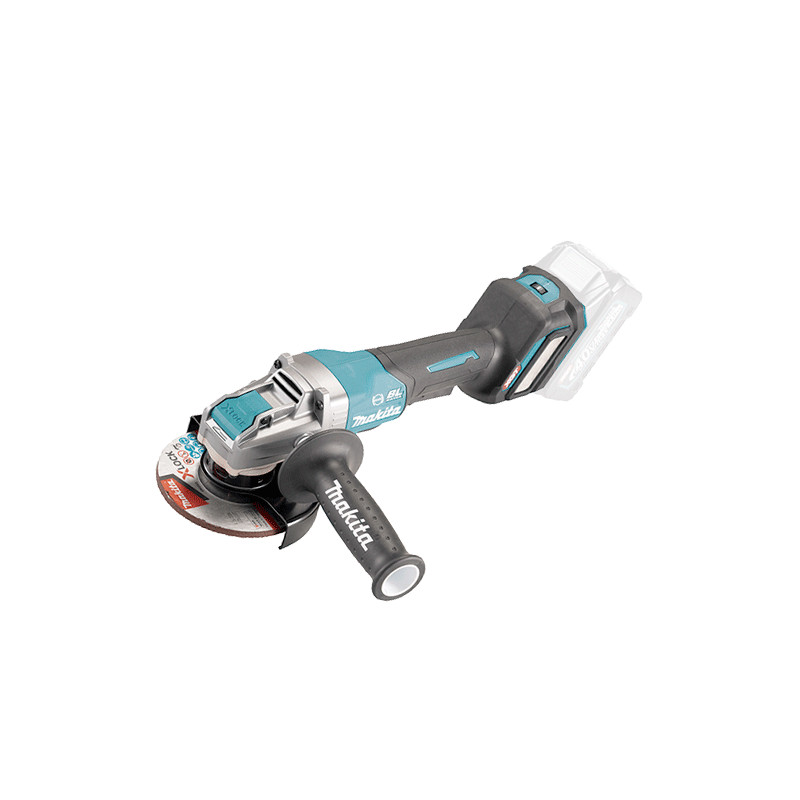Amoladora MAKITA GA044GZ 125MM BL 40V XGT X-LOCK AWS Anti-Restart Palanca 125mm