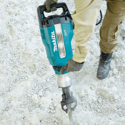Martillo Demoledor MAKITA HM1512 1.850W 48,5J Insercion 28,6mm + Maletin Ruedas Martillos Demoledores