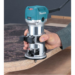 KIT 3 Fresadora Multifunción MAKITA RT0702C 710W 35mm Fresadoras de Superficie