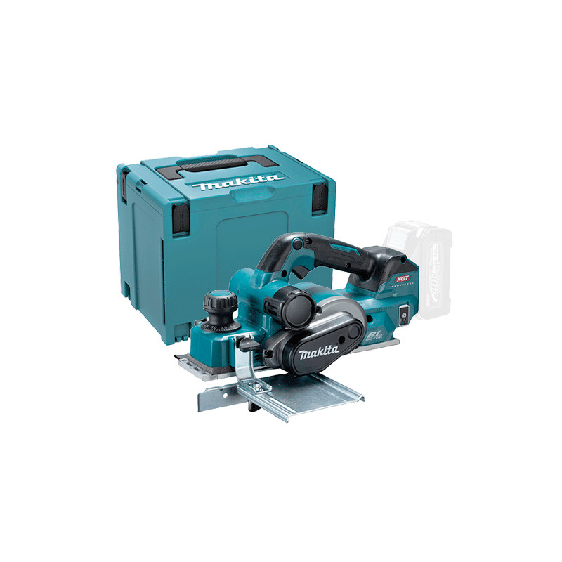 Cepillo Carpintero MAKITA KP001GZJ 82mm 40V BL Bluetooth + Maletin MakPac Cepillos de Batería