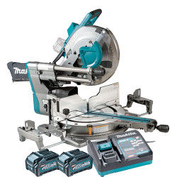 Ingletadora Telescopica MAKITA LS003GM201 305mm BL 40V Bluetooth + 2 baterias 4.0Ah + Cargador Rapido Ingletadoras