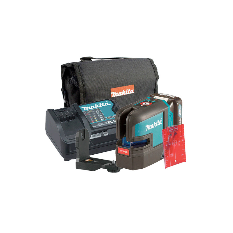 NIVEL LÁSER MAKITA SK105DZ 12V + BATERIA 2.0AH + CARGADOR Niveles