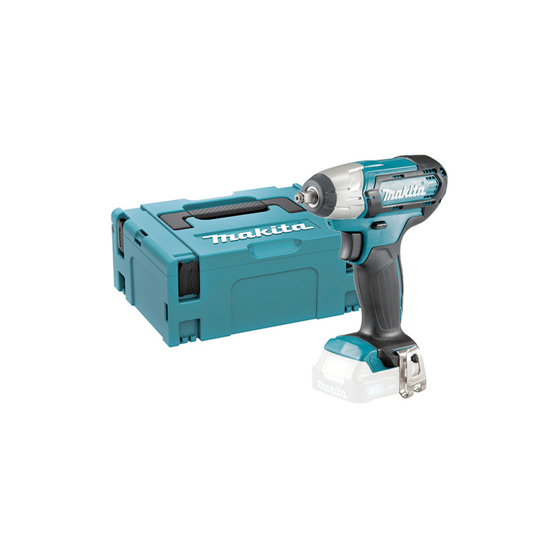 Llave Impacto MAKITA TW140DZJ 12V 140Nm 3/8" Insercion Bulon + MALETIN MAKPAC 10.8V