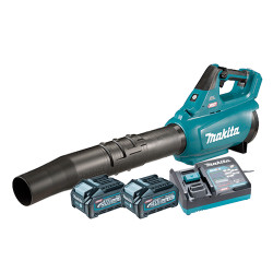 Soplador MAKITA UB001GM201 40V 17N 16m³/min + 2 Baterias 4.0Ah + Cargador Rápido Sopladores de Batería
