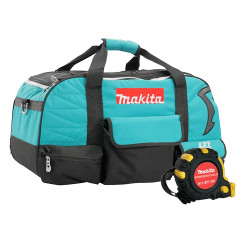 TROLLEY MAKITA + FLEXOMETRO 5 M Maletines y Transporte
