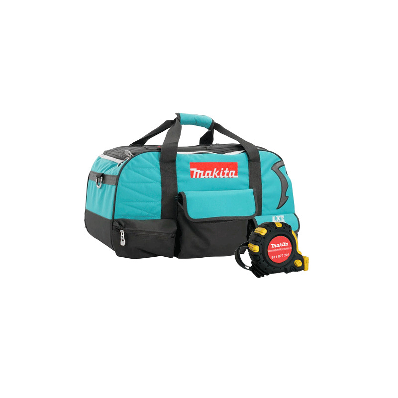 TROLLEY MAKITA + FLEXOMETRO 5 M Maletines y Transporte