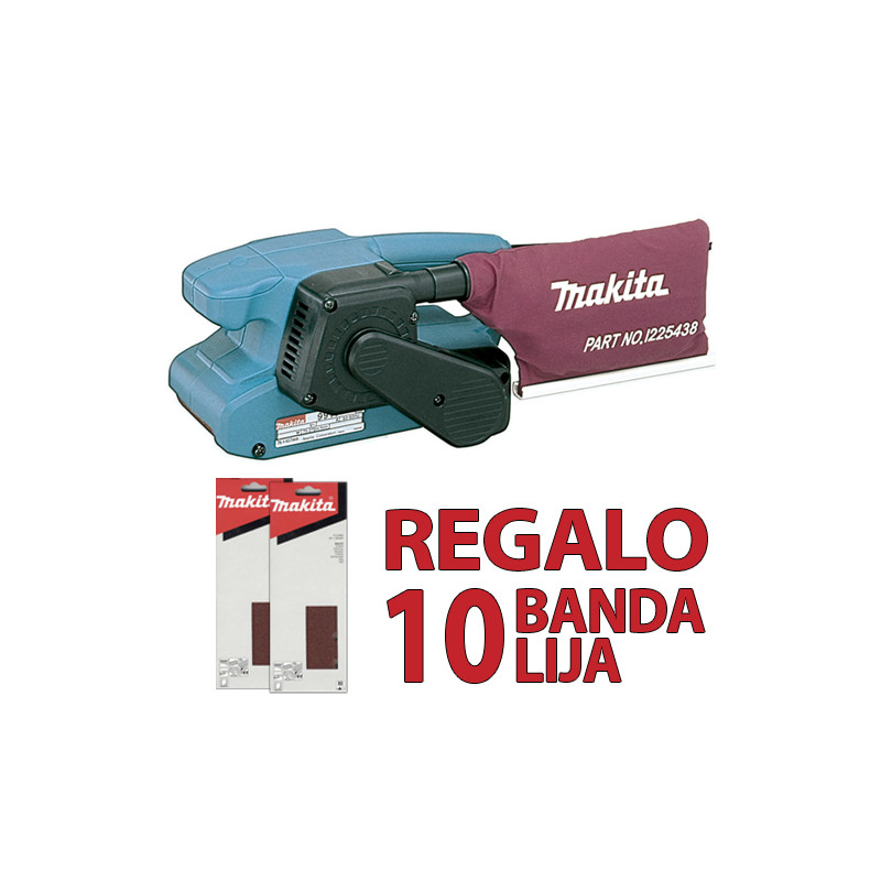 Lijadora de Banda MAKITAJ 9911 76x457mm 650W + 10 Bandas Lija + Maletin MAKPAC Lijadoras de Banda Lijadora de Banda MAKITAJ 9911 76x457mm 650W + 10 Bandas Lija + Maletin MAKPAC Lijadoras de Banda