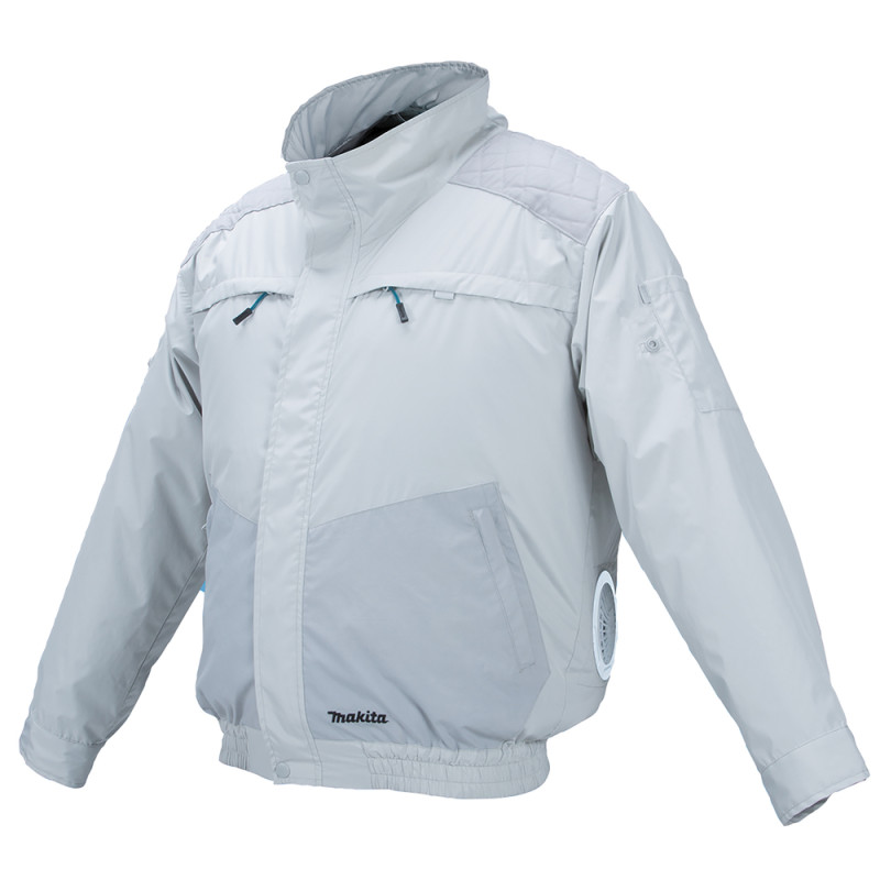 Chaqueta Ventilada MAKITA DCJ206Z 18V + Batería 5.0Ah + Cargador Rápido DC18RC Talla Seleccionable Vestuario Calefactable