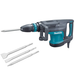 Martillo Demoledor MAKITA HM1203C 1.510W 19,1J + KIT DEMOLICION SDS MAX Martillos Demoledores