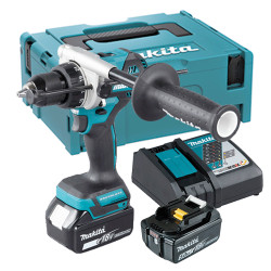 TALADRO COMBINADO MAKITA DHP486RTJ BL 18V 130NM 5.0AH DHP486RTJ TOP OFERTAS