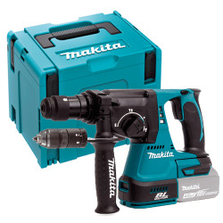 KIT MAKITA DLX2125TJ1 AMOLADORA DGA504Z + MARTILLO DHR243Z + 2 BATERÍAS 5.0AH + KIT DEMOLICION TOP OFERTAS