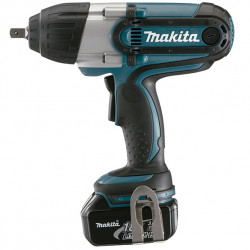 Llave Impacto MAKITA DTW450RTJ 18V 440Nm 1/2" + 2 BATERIA 5.0AH + CARGADOR + MALETIN Llaves de Impacto Batería