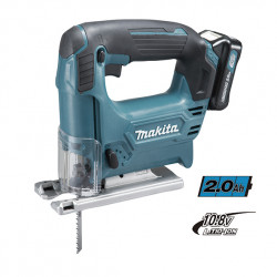 Sierra de Calar MAKITA JV101DSAE 12V 65mm 2.0Ah + Set 15 Hojas Madera 10.8V